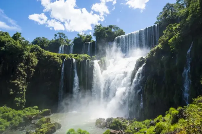 Framed Print : Largest waterfalls Unesco world heritage sight Foz de Iguazu, Argentina