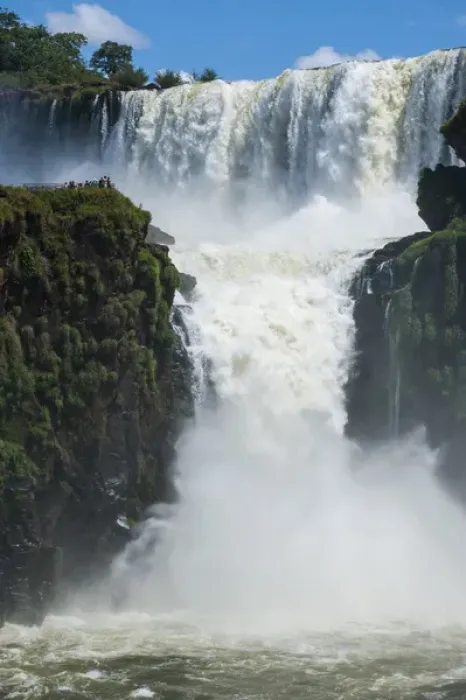 Framed Print : Largest waterfalls Unesco world heritage sight Foz de Iguazu, Argentina