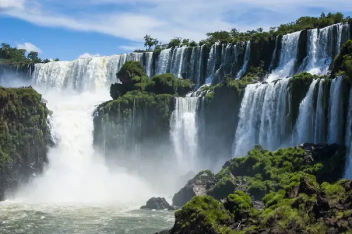 Framed Print : Largest waterfalls Unesco world heritage sight Foz de Iguazu, Argentina