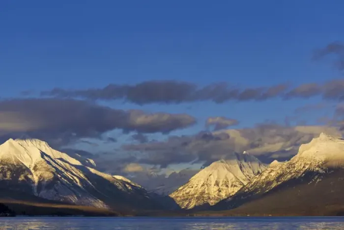 Framed Print : Late winter light over Lake McDonald in Glacier National Park, Montana, USA Framed Print : Late winter light over Lake McDonald in Glacier National Park, Montana, USA