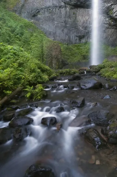 Framed Print : Latourell Falls, Columbia River Gorge, Oregon, USA Framed Print : Latourell Falls, Columbia River Gorge, Oregon, USA