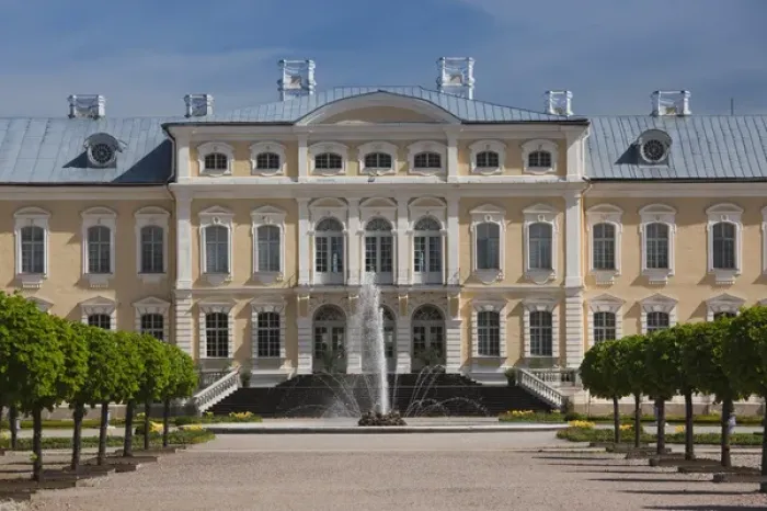 Framed Print : Latvia, Southern Latvia, Zemgale Region, Pilsrundale, Rundale Palace, b. 1740, Bartolomeo Rastrelli Framed Print : Latvia, Southern Latvia, Zemgale Region, Pilsrundale, Rundale Palace, b. 1740, Bartolomeo Rastrelli