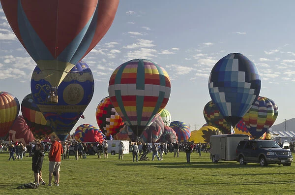 Launch at the Albuquerque Hot Air Balloon Fiesta, New Mexico