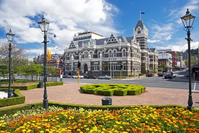 Framed Print : Law Courts, Dunedin, South Island, New Zealand