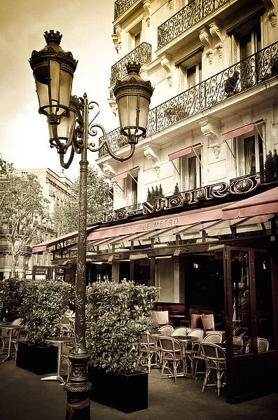 Le Metro Restaurant, Left Bank, Paris, France