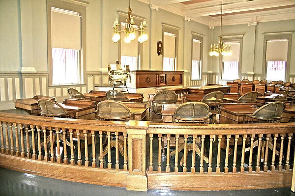 Legislative chambers historic state capitol Tallahassee Florida