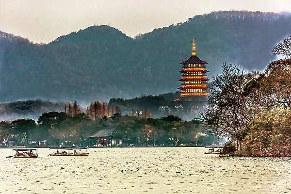 Leifeng Pagoda, Hangzhou, Zhejiang, China