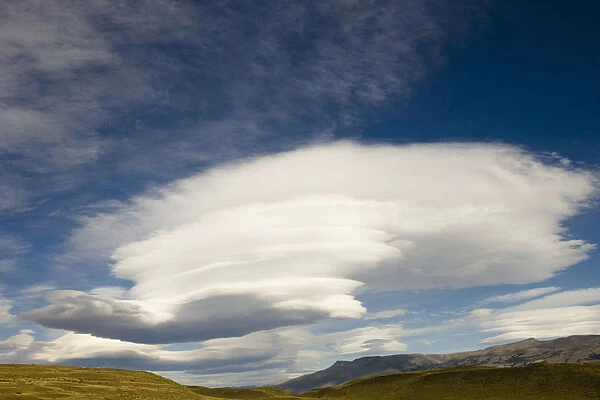 Lenticular cloudscape in Torres del Paine NP, Chile