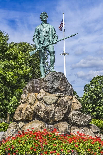 Lexington Minute Man Patriot Statue, Lexington Battle Green, Massachusetts