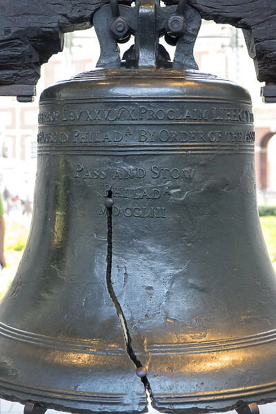 Liberty Bell in Independence National Historical Park, Philadelphia, PA