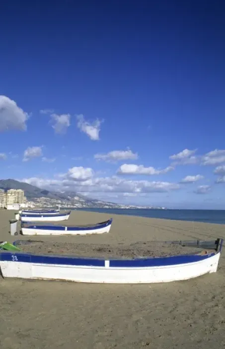 Framed Print : Life in Spain Southern Coast Costa del Sol colorful boats in city of Fuengirola Spain Framed Print : Life in Spain Southern Coast Costa del Sol colorful boats in city of Fuengirola Spain