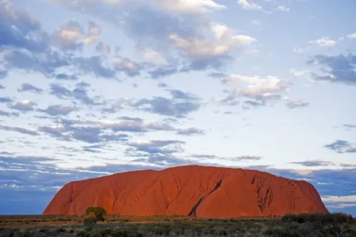 Framed Print : Last Light, Uluru  /  Ayers Rock, Uluru - Kata Tjuta National Park, World Heritage Area