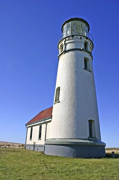 Lighthouse in Cape Blanco State Park near Port Orford Oregon