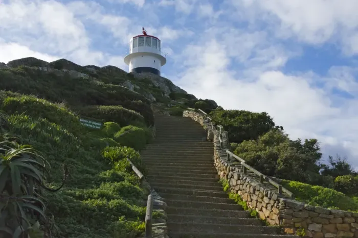 Framed Print : Lighthouse at Cape Point, Cape Peninsula, South Africa