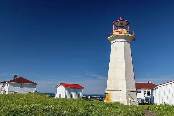 Lighthouse on Machias Seal Island off the coast of Maine, USA