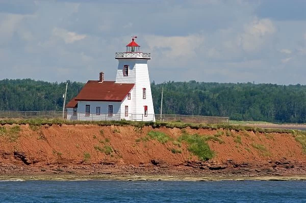 Lighthouse at North Umberland on Prince Edward Island, Canada