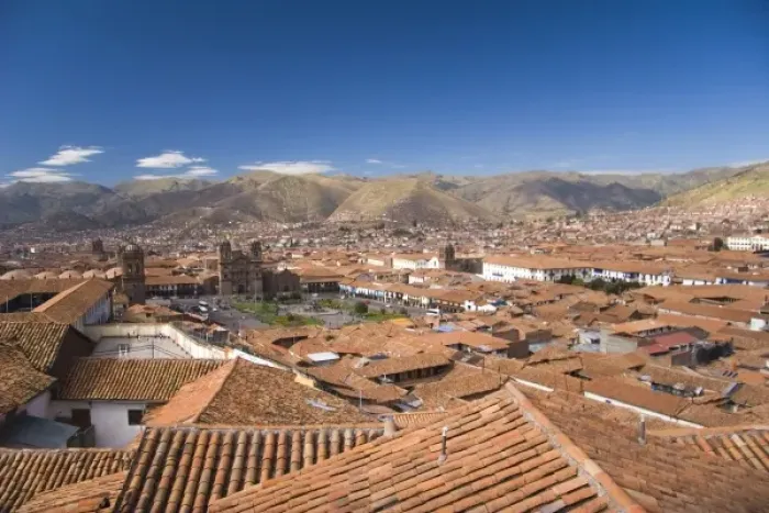 Framed Print : Lima, Peru. The high altitude city of Cusco (Cuzco). It is also the gateway stop