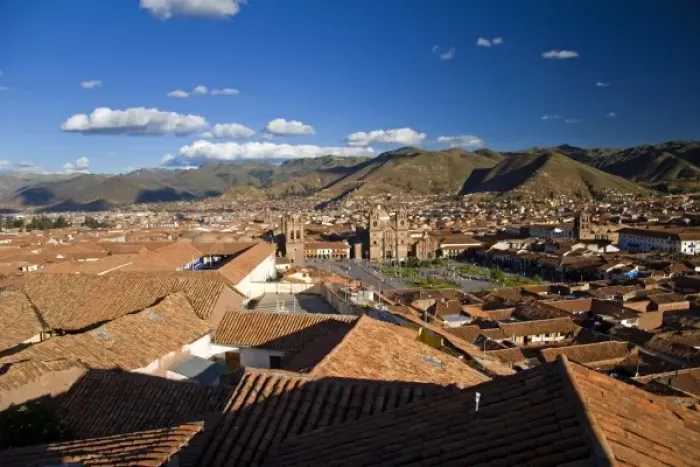 Framed Print : Lima, Peru. The high altitude city of Cusco (Cuzco). It is also the gateway stop Framed Print : Lima, Peru. The high altitude city of Cusco (Cuzco). It is also the gateway stop