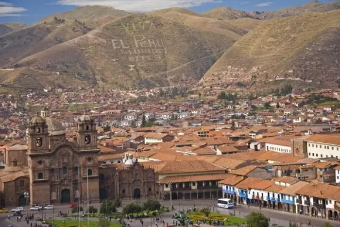 Framed Print : Lima, Peru. The high altitude city of Cusco (Cuzco). It is also the gateway stop