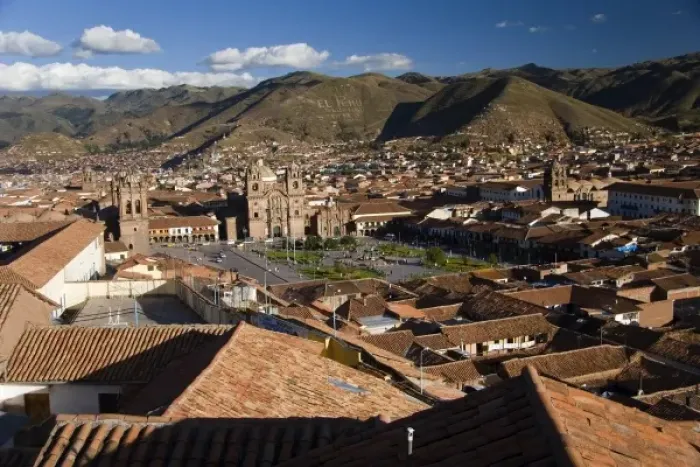 Framed Print : Lima, Peru. The high altitude city of Cusco (Cuzco). It is also the gateway stop
