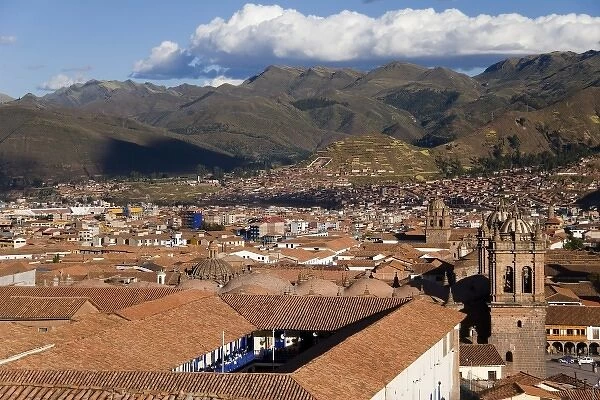 Lima, Peru. The high altitude city of Cusco (Cuzco). It is also the gateway stop