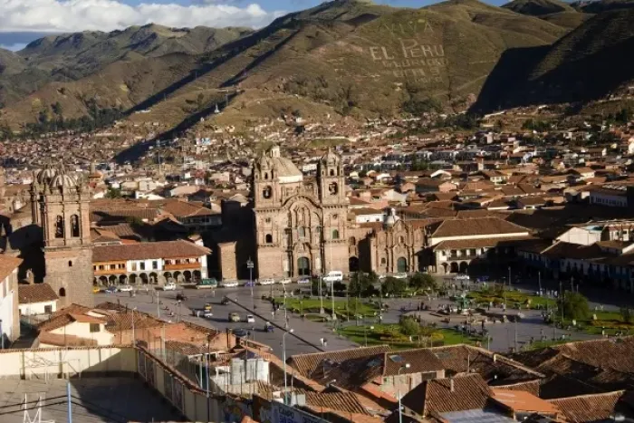 Framed Print : Lima, Peru. The high altitude city of Cusco (Cuzco). It is also the gateway stop