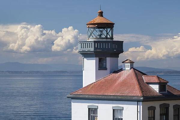 Lime Kiln Lighthouse, Lime Kiln Point State Park, San Juan Island, Washington State