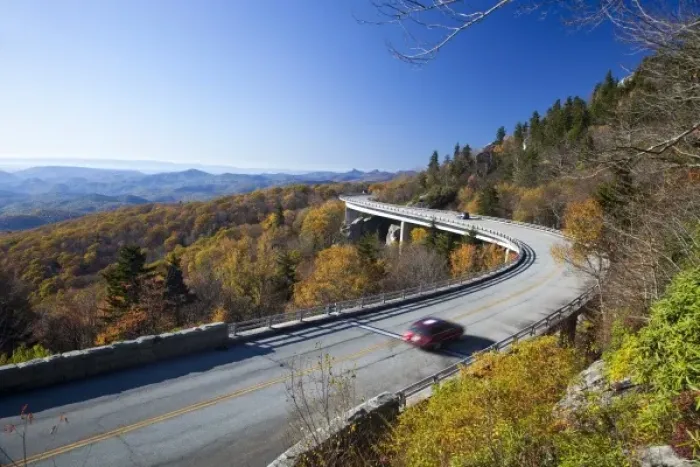 Framed Print : Linn Cove Viaduct on the Blue Ridge Parkway in North Carolina Framed Print : Linn Cove Viaduct on the Blue Ridge Parkway in North Carolina