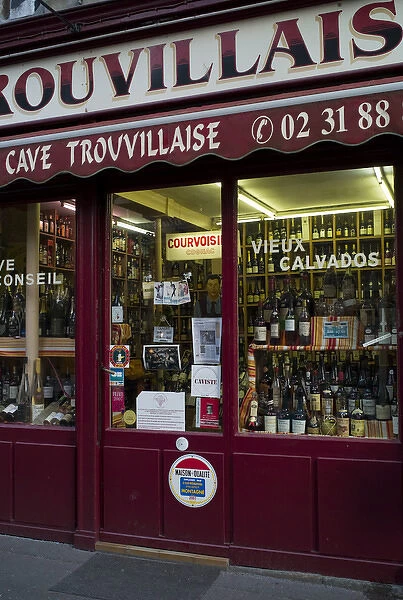 Liquer store, Trouville, Calvados, Basse Normandy, France