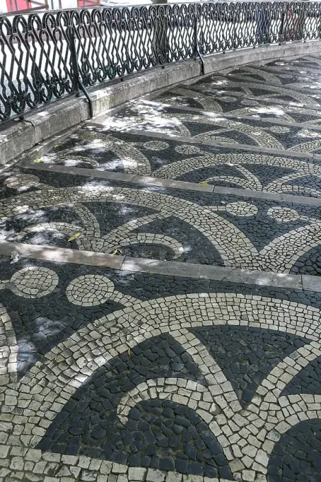 Framed Print : Lisbon, Portugal. Traditional cobblestone walkway in Lisbon Framed Print : Lisbon, Portugal. Traditional cobblestone walkway in Lisbon