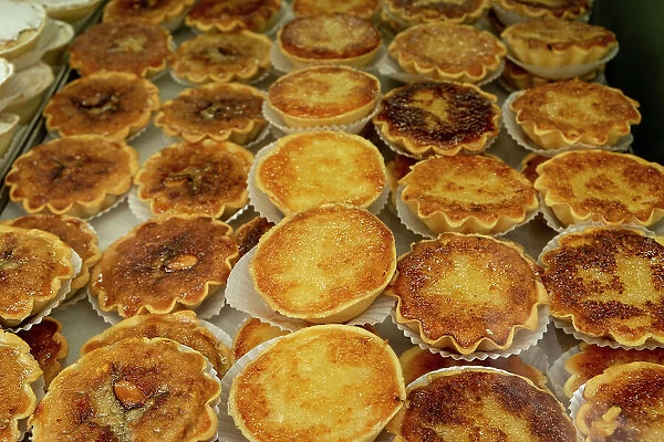 Lisbon, Portugal. Traditional Portuguese pastries. Nata's are the national dessert