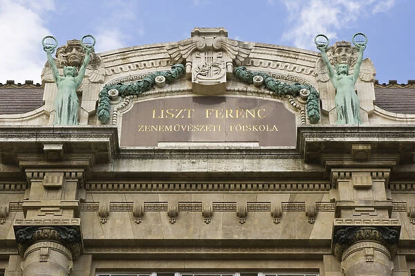 The Liszt Ferenc Academy of Music founded by pianist and composer Franz Liszt around 1880