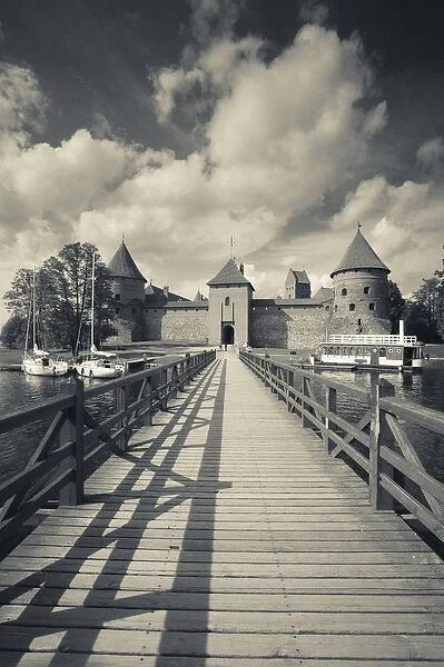 Lithuania, Trakai, Trakai Historical National Park, Island Castle on Lake Galve