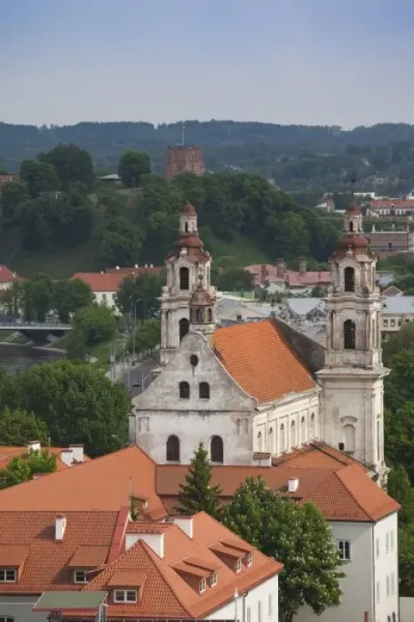 Framed Print : Lithuania, Vilnius, elevated view of St. Raphaels Church Framed Print : Lithuania, Vilnius, elevated view of St. Raphaels Church