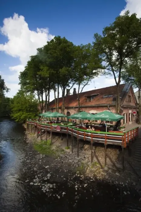 Framed Print : Lithuania, Vilnius, Uzupis Area, Bohemian Vilnius, Republic of Uzupis riverfront cafes Framed Print : Lithuania, Vilnius, Uzupis Area, Bohemian Vilnius, Republic of Uzupis riverfront cafes