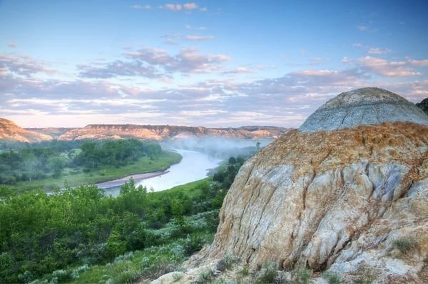 The Little Missouri River at the Little Missouri National Grasslands, North Dakota, USA