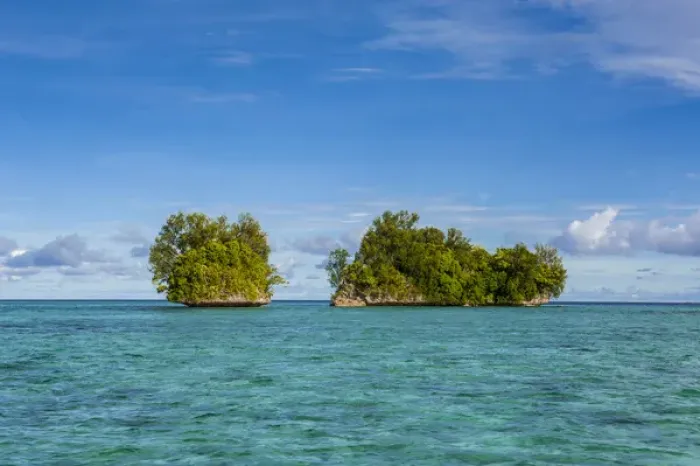 Framed Print : Little rock islet in the famous Rock islands, Palau, Central Pacific Framed Print : Little rock islet in the famous Rock islands, Palau, Central Pacific
