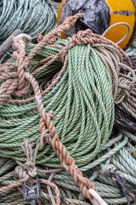 Framed Print : Lobster rope in Bernard, Maine, USA Framed Print : Lobster rope in Bernard, Maine, USA