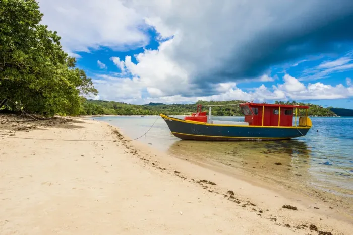 Framed Print : Local fishermen boat, Mahe, Republic of Seychelles, Indian Ocean Framed Print : Local fishermen boat, Mahe, Republic of Seychelles, Indian Ocean