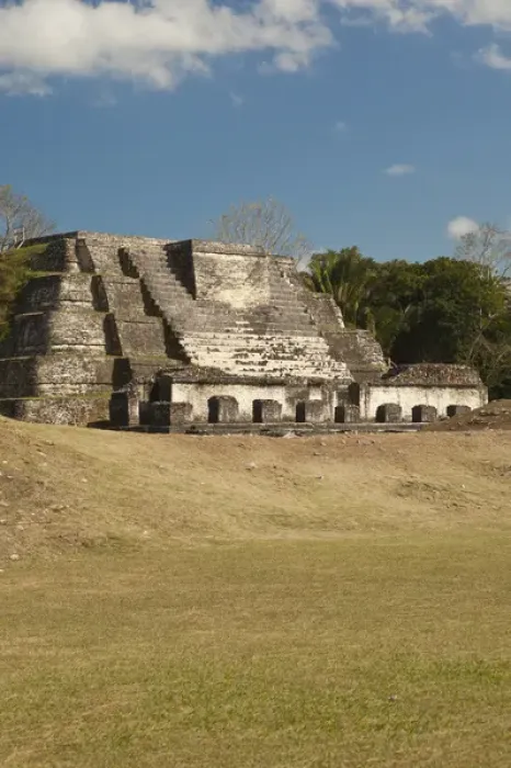 Framed Print : Located 30 miles from Belize City, Altun Ha is a Mayan site that dates back to 200 BC