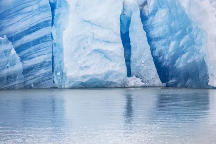 Framed Print : Located within the Parc Nacional Torres del Paine is the Grey Glacier Framed Print : Located within the Parc Nacional Torres del Paine is the Grey Glacier