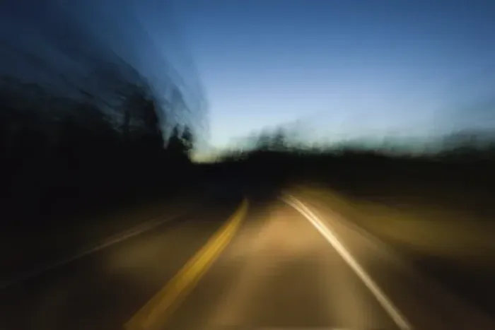 Framed Print : Long exposure from moving vehicle at dusk, Yellowstone National Park, Wyoming Framed Print : Long exposure from moving vehicle at dusk, Yellowstone National Park, Wyoming
