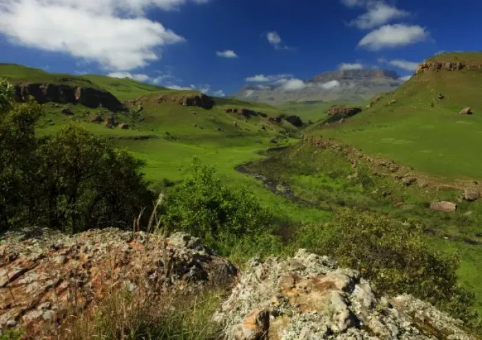 Framed Print : Longwall, Giants Castle, Drakensberg Mountains, Central Berg, South Africa