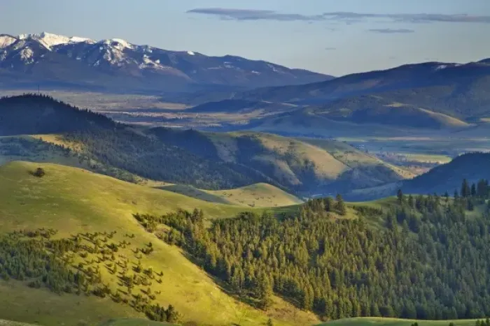 Framed Print : Looking down to Ravalli Montana from atop the Natonal Bison Range near Moiese, Montana Framed Print : Looking down to Ravalli Montana from atop the Natonal Bison Range near Moiese, Montana