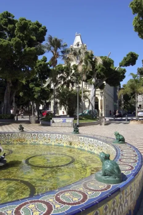 Framed Print : Los Patos Square, Santa Cruz, Tenerife