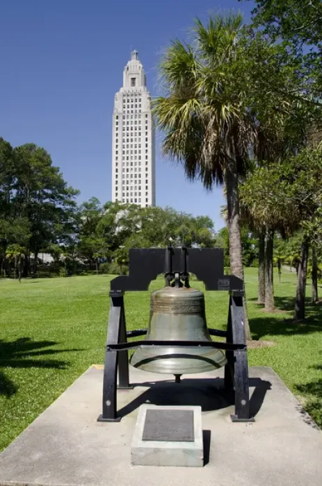 Framed Print : Louisiana, Baton Rouge. Louisiana State Capitol building