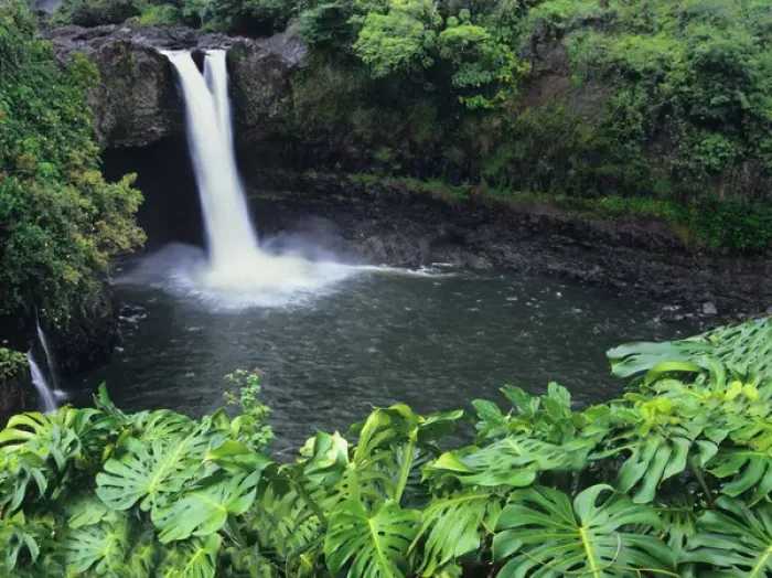 Framed Print : Lovely Rainbow Falls in Hilo, on the Big Island, Hawaii Framed Print : Lovely Rainbow Falls in Hilo, on the Big Island, Hawaii
