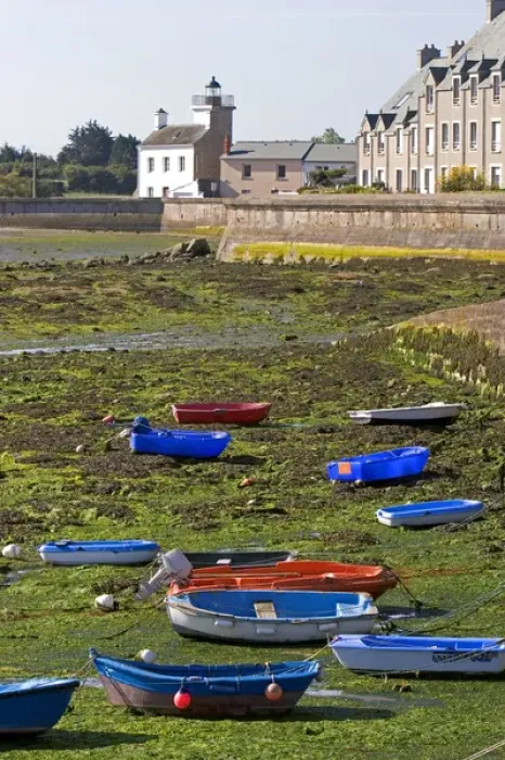 Framed Print : Low tide in the harbor at the village of Barfleur in the region of Basse-Normandie Framed Print : Low tide in the harbor at the village of Barfleur in the region of Basse-Normandie