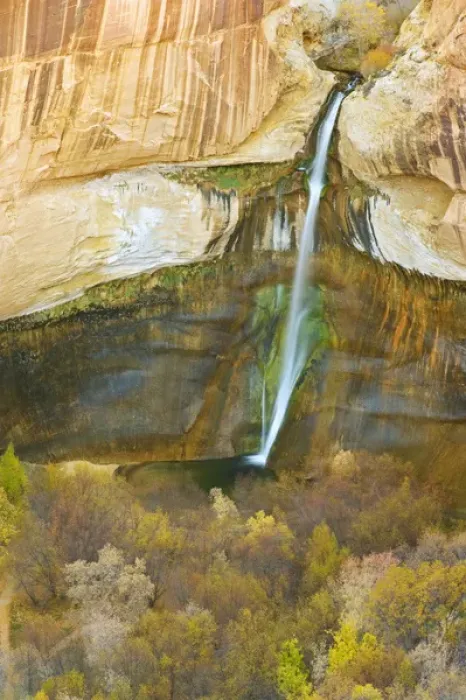 Framed Print : Lower Calf Creek Falls in Grand Staircase-Escalante National Monument, Utah