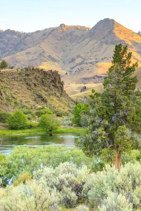 Framed Print : Lower Deschutes River, Central Oregon, USA Framed Print : Lower Deschutes River, Central Oregon, USA
